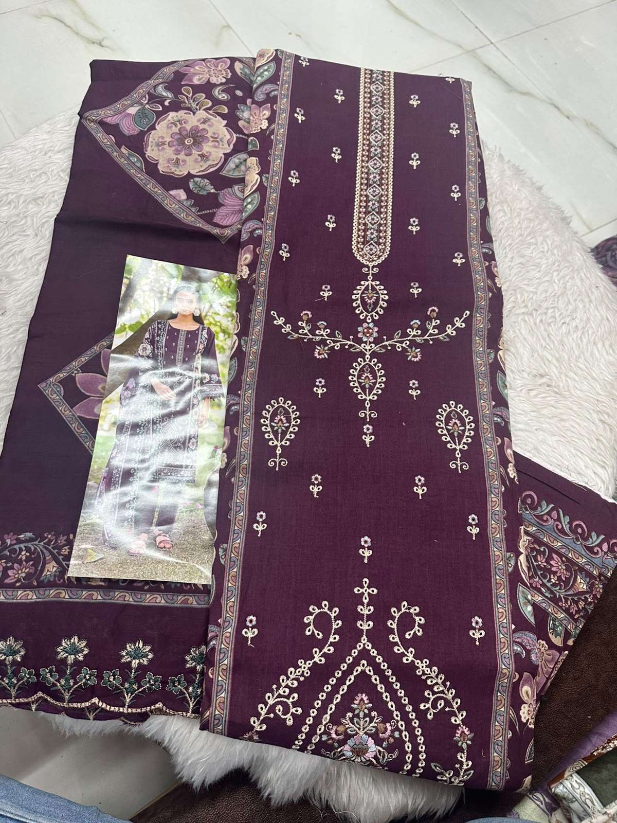 Falah Premium Cotton Collection Code - 50173 By Falah Designer Suits - 04
