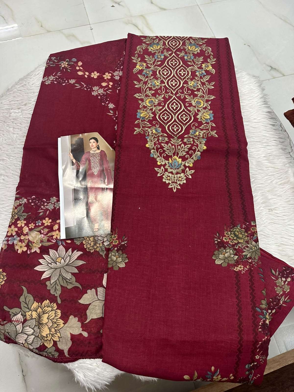 Falah Premium Cotton Collection Code - 50175 By Falah Designer Suits - 01