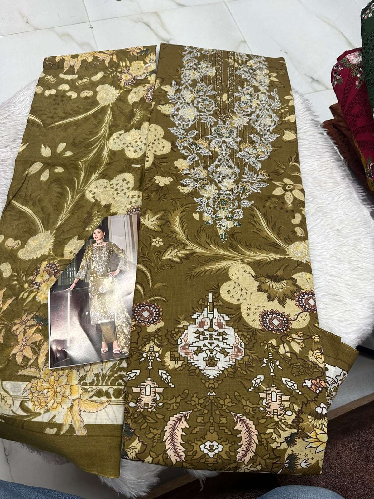 Falah Premium Cotton Collection Code - 50175 By Falah Designer Suits - 07