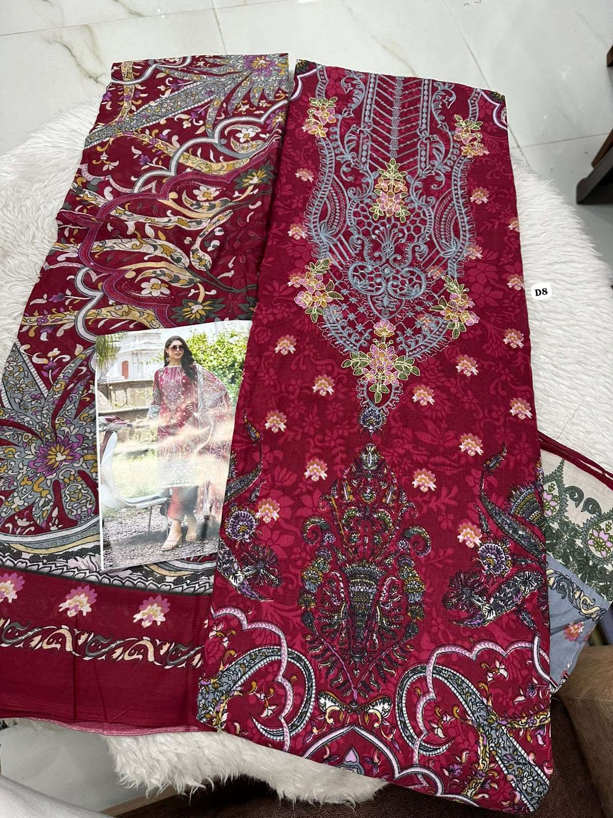 Falah Premium Cotton Collection Code - 50179 By Falah Designer Suits - 01