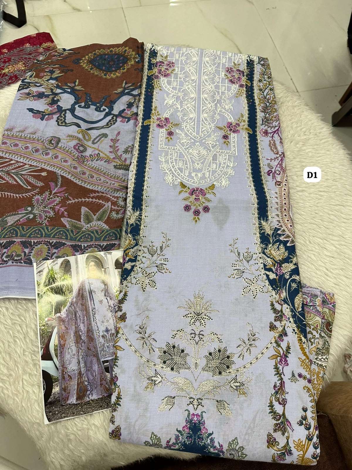 Falah Premium Cotton Collection Code - 50179 By Falah Designer Suits - 03