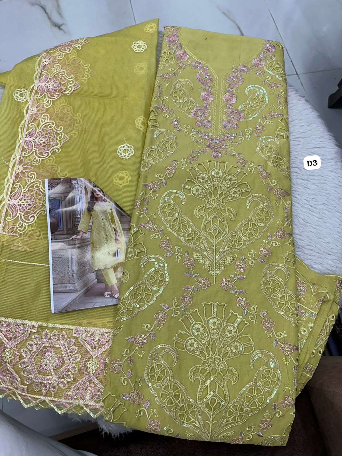 Falah Premium Cotton Collection Code - 50180 By Falah Designer Suits - 02
