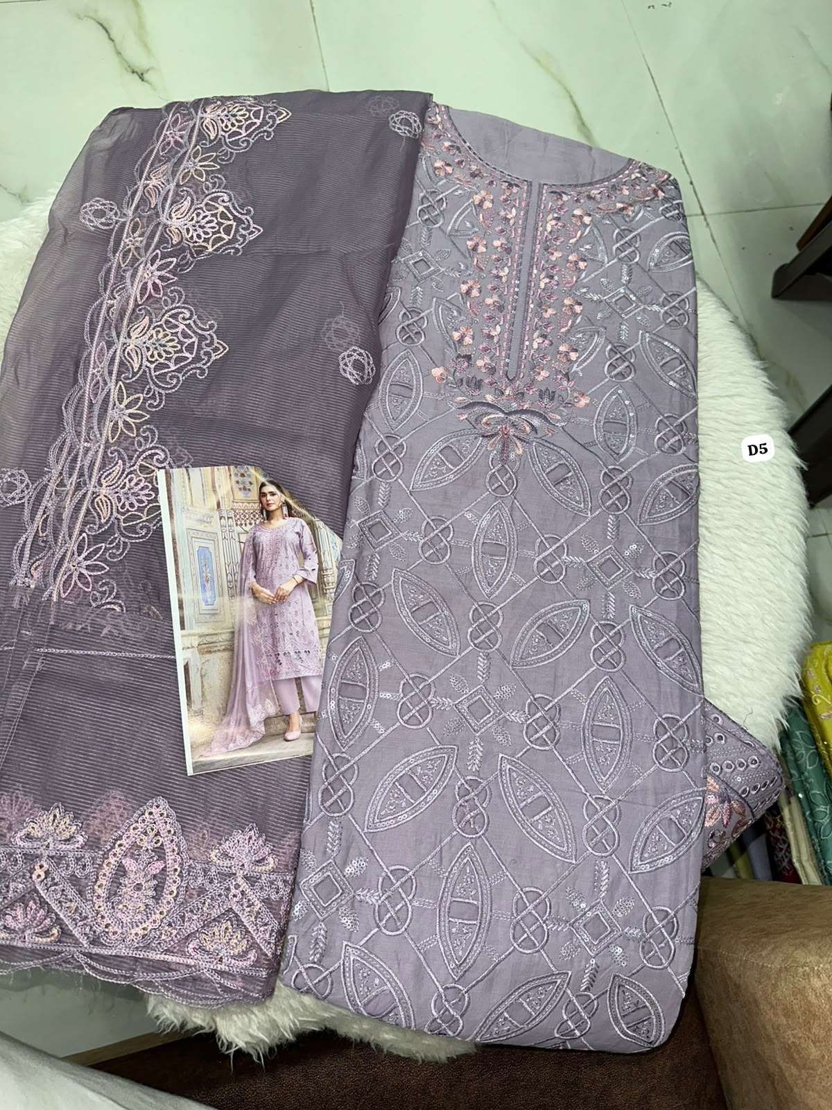 Falah Premium Cotton Collection Code - 50180 By Falah Designer Suits - 04