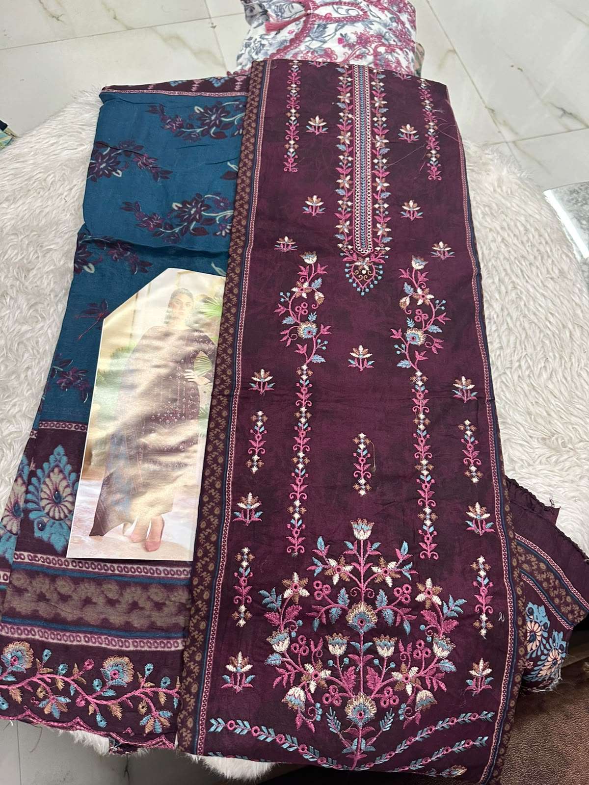 Falah Premium Cotton Collection Code - 50181 By Falah Designer Suits - 03