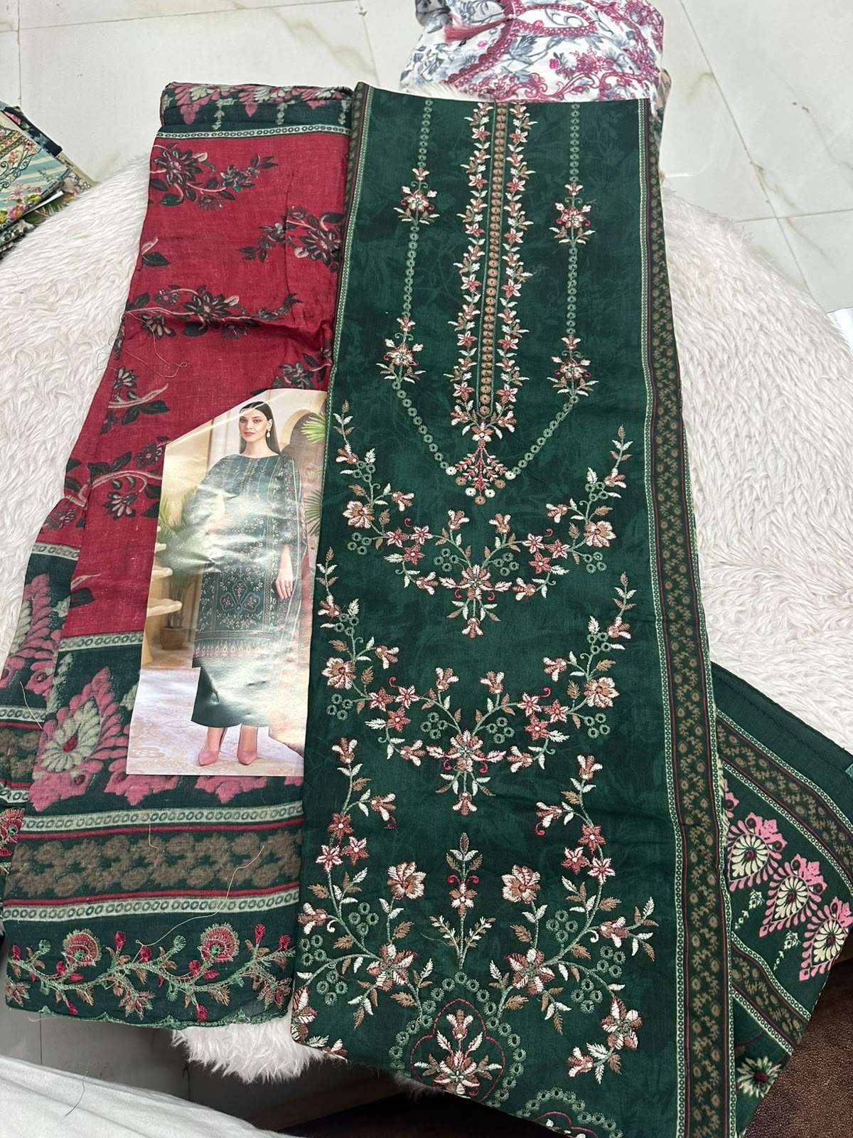 Falah Premium Cotton Collection Code - 50181 By Falah Designer Suits - 06