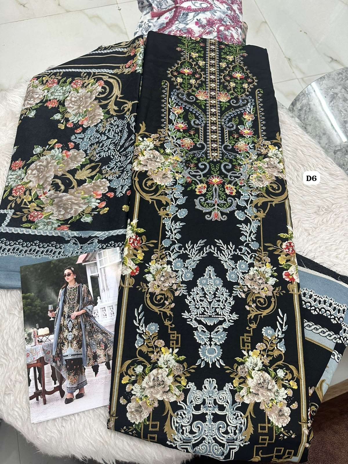 Falah Premium Cotton Collection Code - 50182 By Falah Designer Suits - 01 - 08