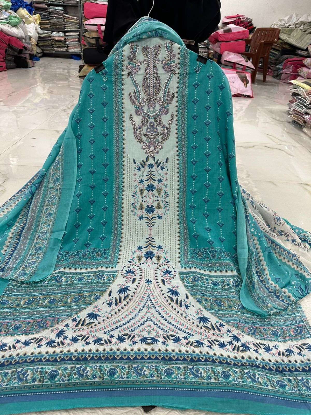Falah Premium Cotton Collection Code - NOP65 By Falah Designer Suits - 05
