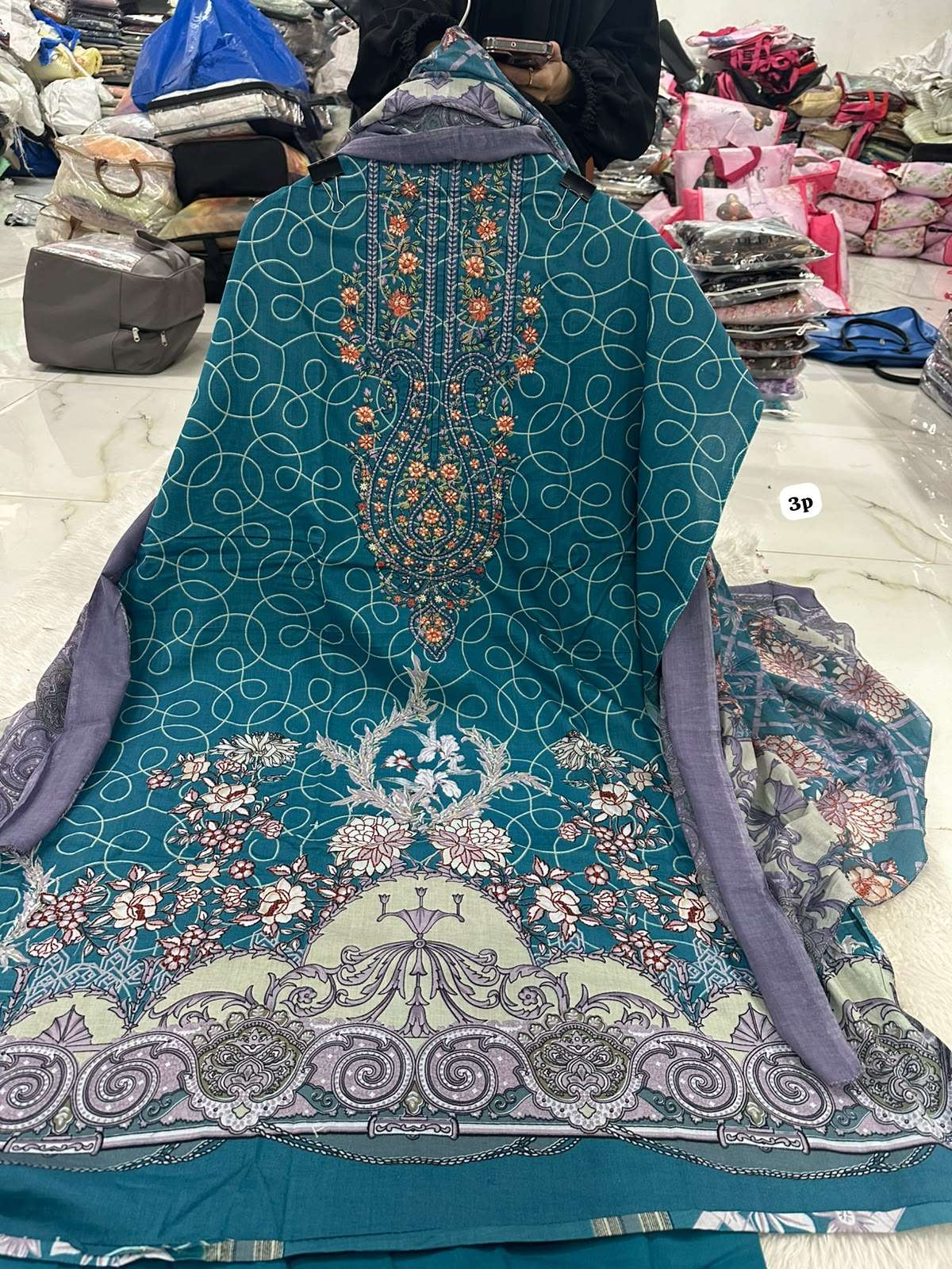 Falah Premium Cotton Collection Code - NOP71 By Falah Designer Suits - 02