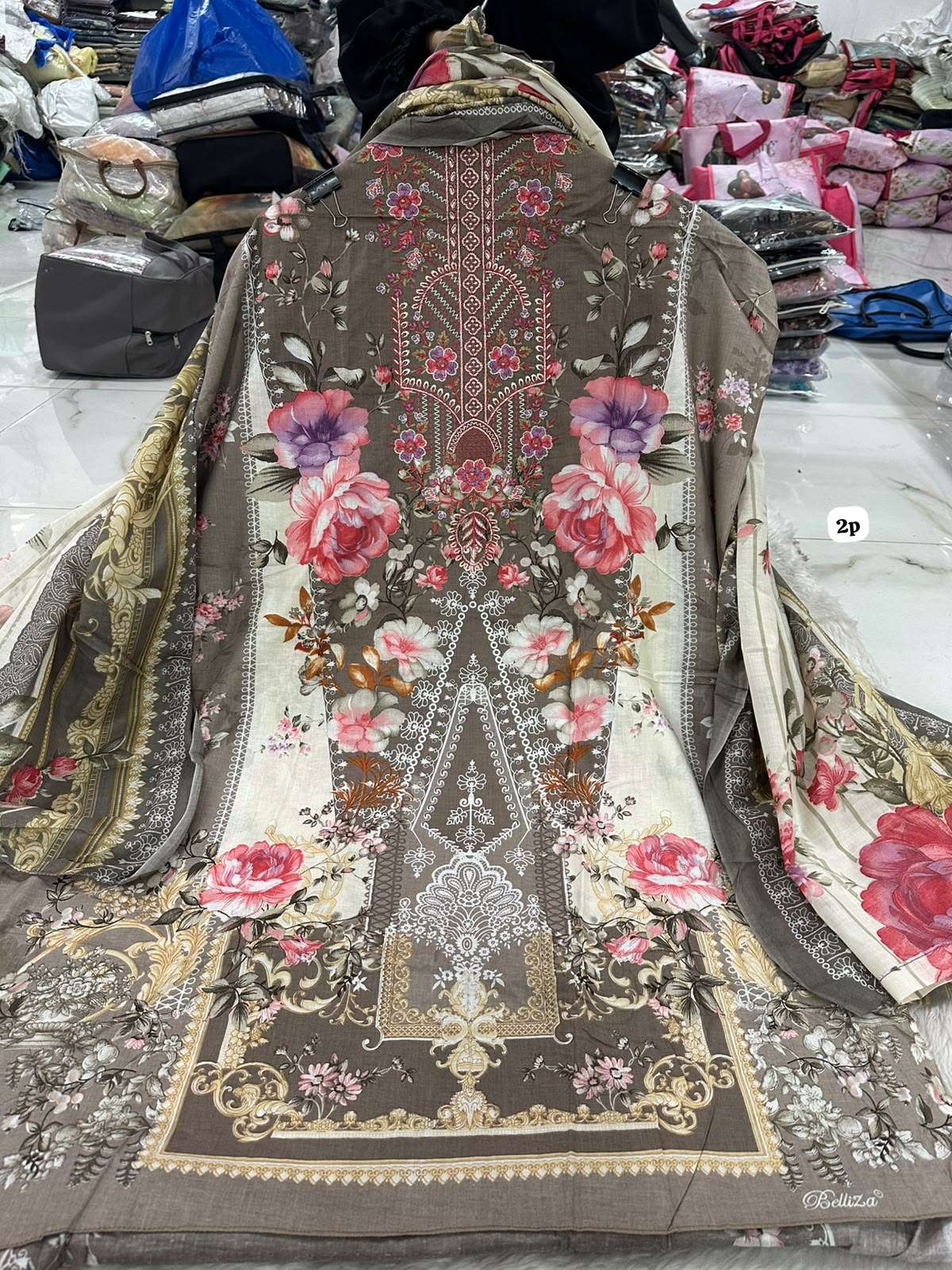 Falah Premium Cotton Collection Code - NOP71 By Falah Designer Suits - 09