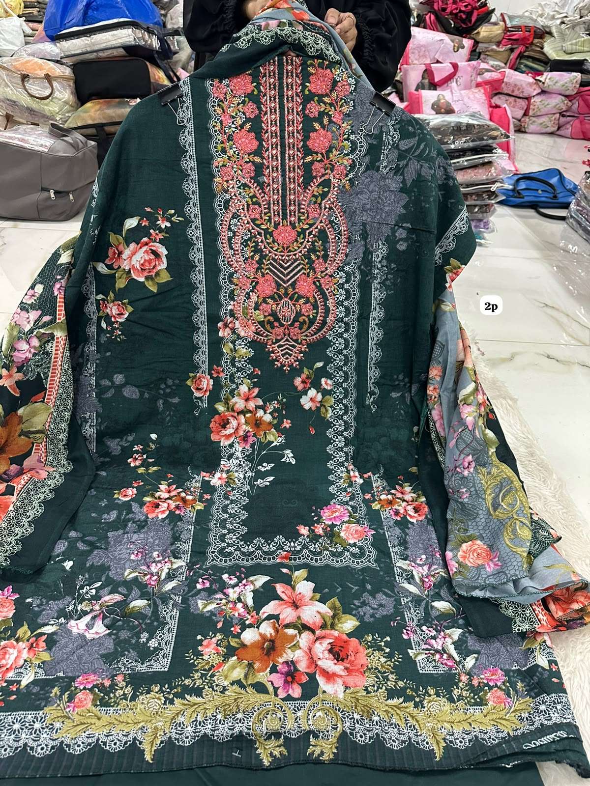 Falah Premium Cotton Collection Code - NOP71 By Falah Designer Suits - 11