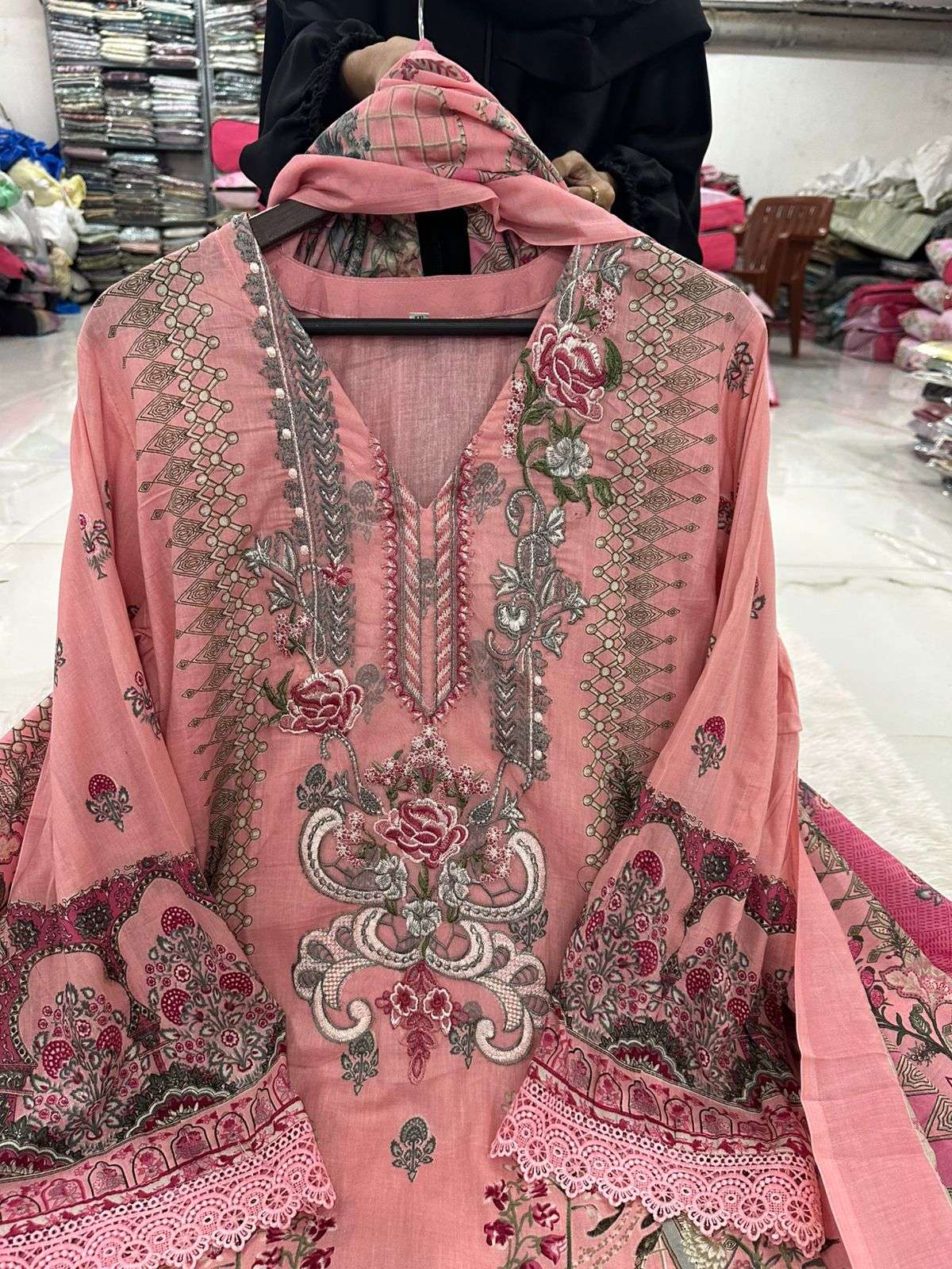 Falah Premium Cotton Collection Designs of Jade Bliss Code - RTW02 By Falah Designer Suits - 04