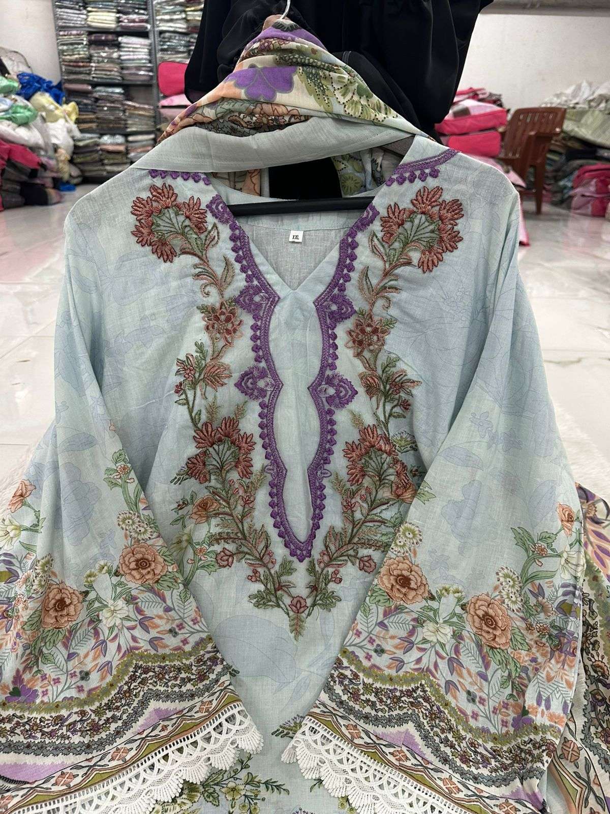 Falah Premium Cotton Collection Designs of Jade Bliss Code - RTW02 By Falah Designer Suits - 14