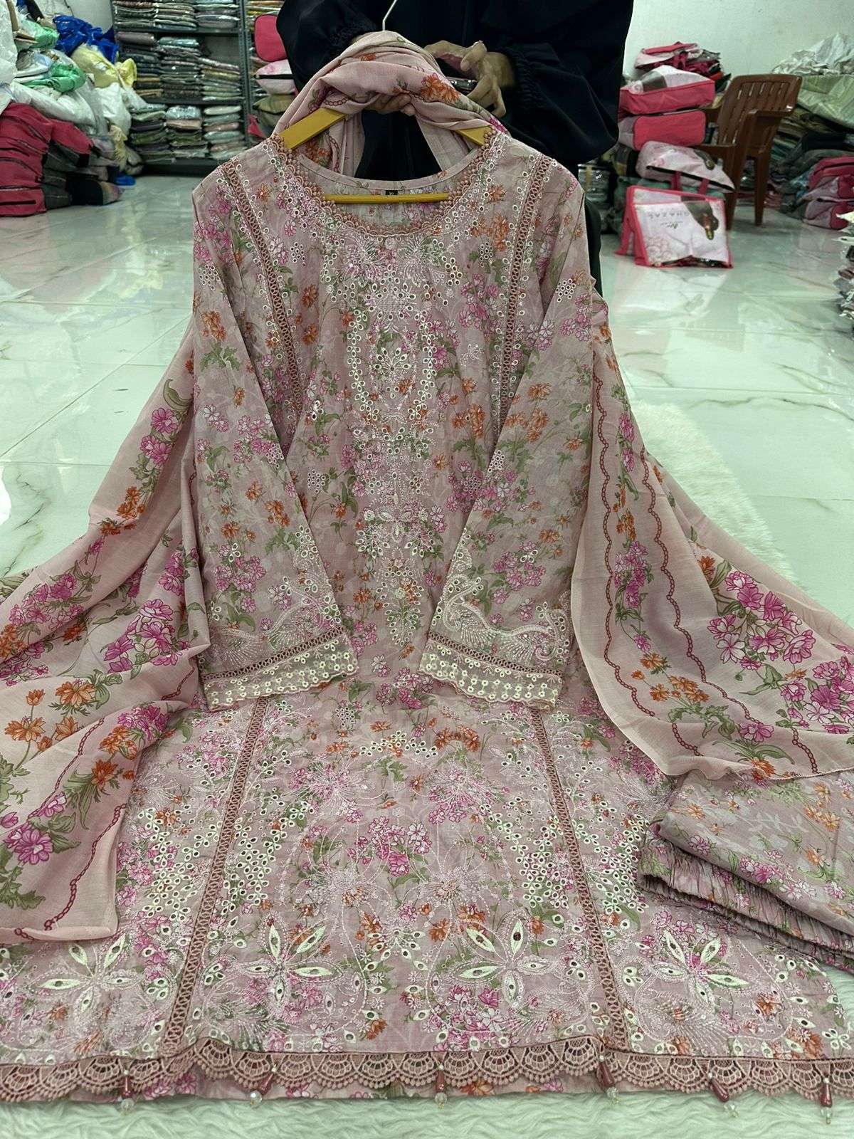 Falah Premium Cotton Collection Designs of Jade Premium Code - RTW01 By Falah Designer Suits - 01