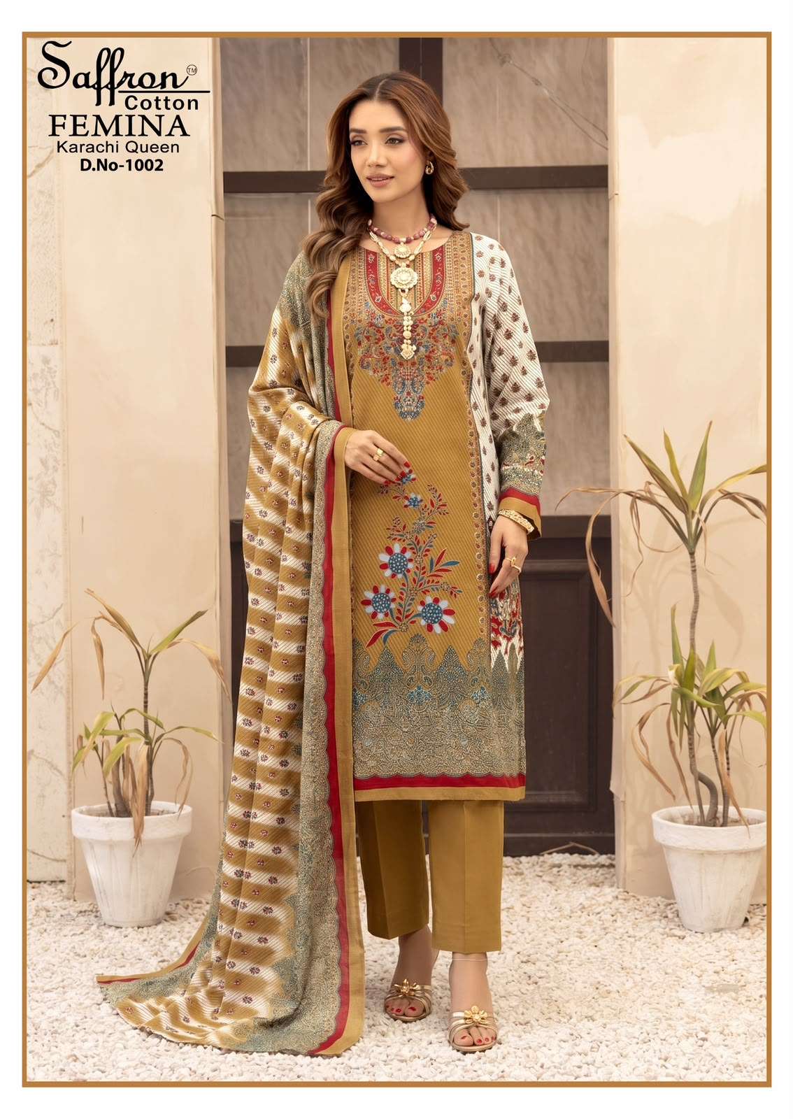 FEMINA KARACHI QUEEN VOL - 01 BY SAFFRON COTTON - 02