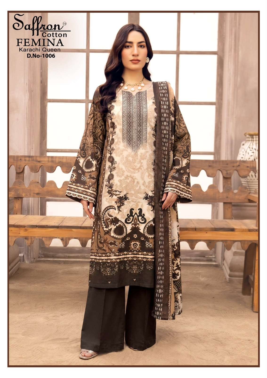 FEMINA KARACHI QUEEN VOL - 01 BY SAFFRON COTTON - 06