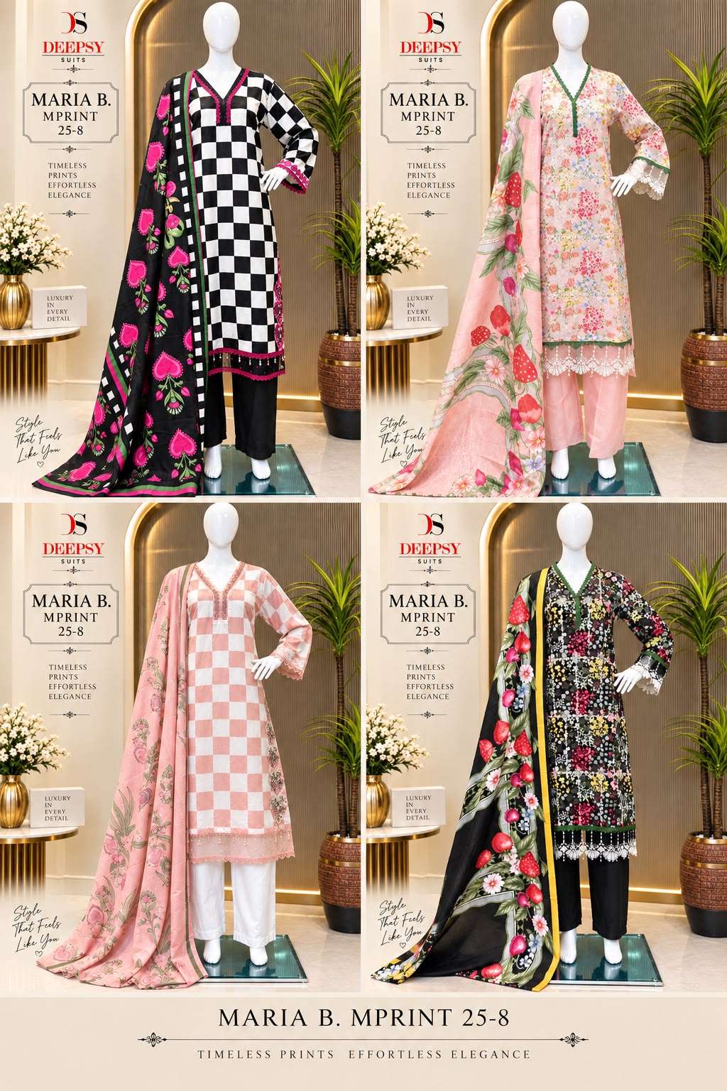 MARIA B MPRINT - 08 READY TO WEAR COLLECTION BY DEEPSY SUITS - 01 - 04 B