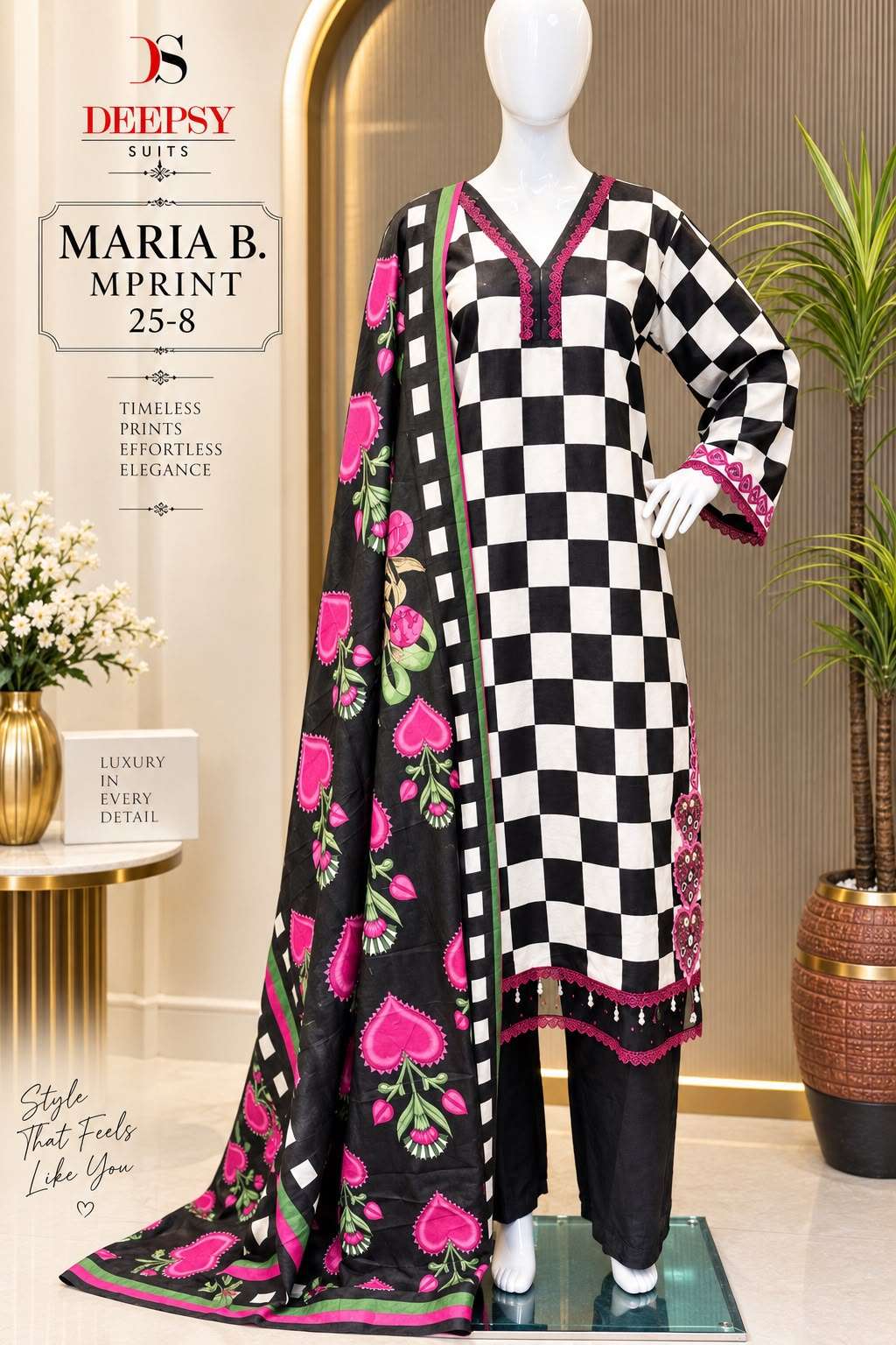 MARIA B MPRINT - 08 READY TO WEAR COLLECTION BY DEEPSY SUITS - 01
