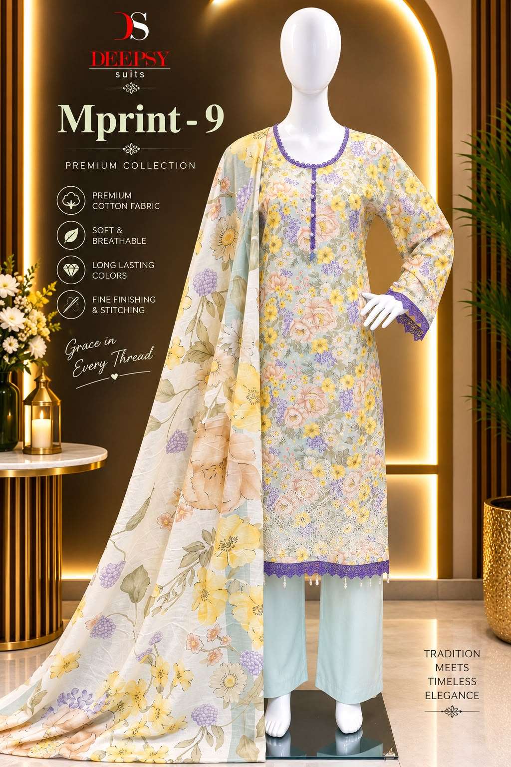 MARIA B MPRINT - 09 READY TO WEAR COLLECTION BY DEEPSY SUITS - 01