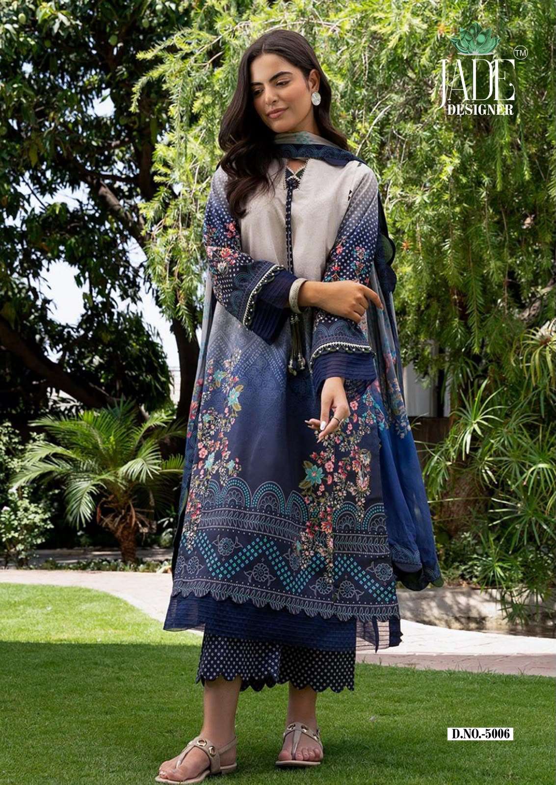 NOOR AHMED HEAVY LAWN COTTON VOL - 05 BY JADE - 06