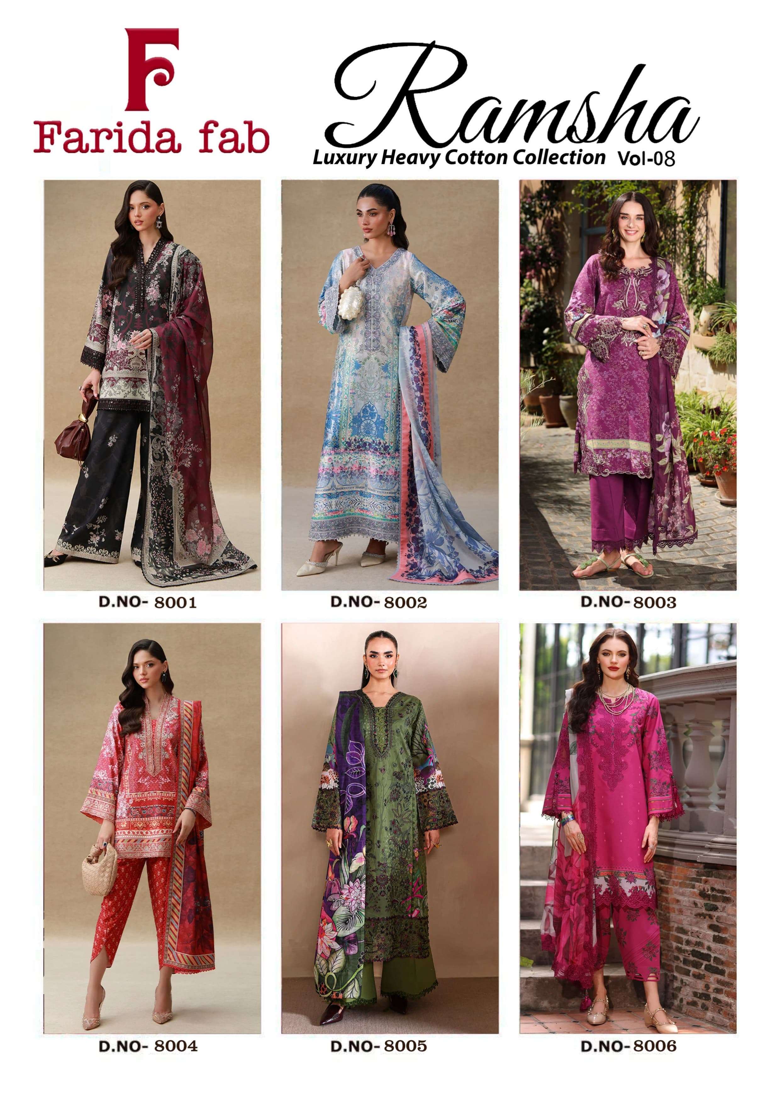 RAMSHA VOL - 08 BY FARIDA FAB - 01 - 06
