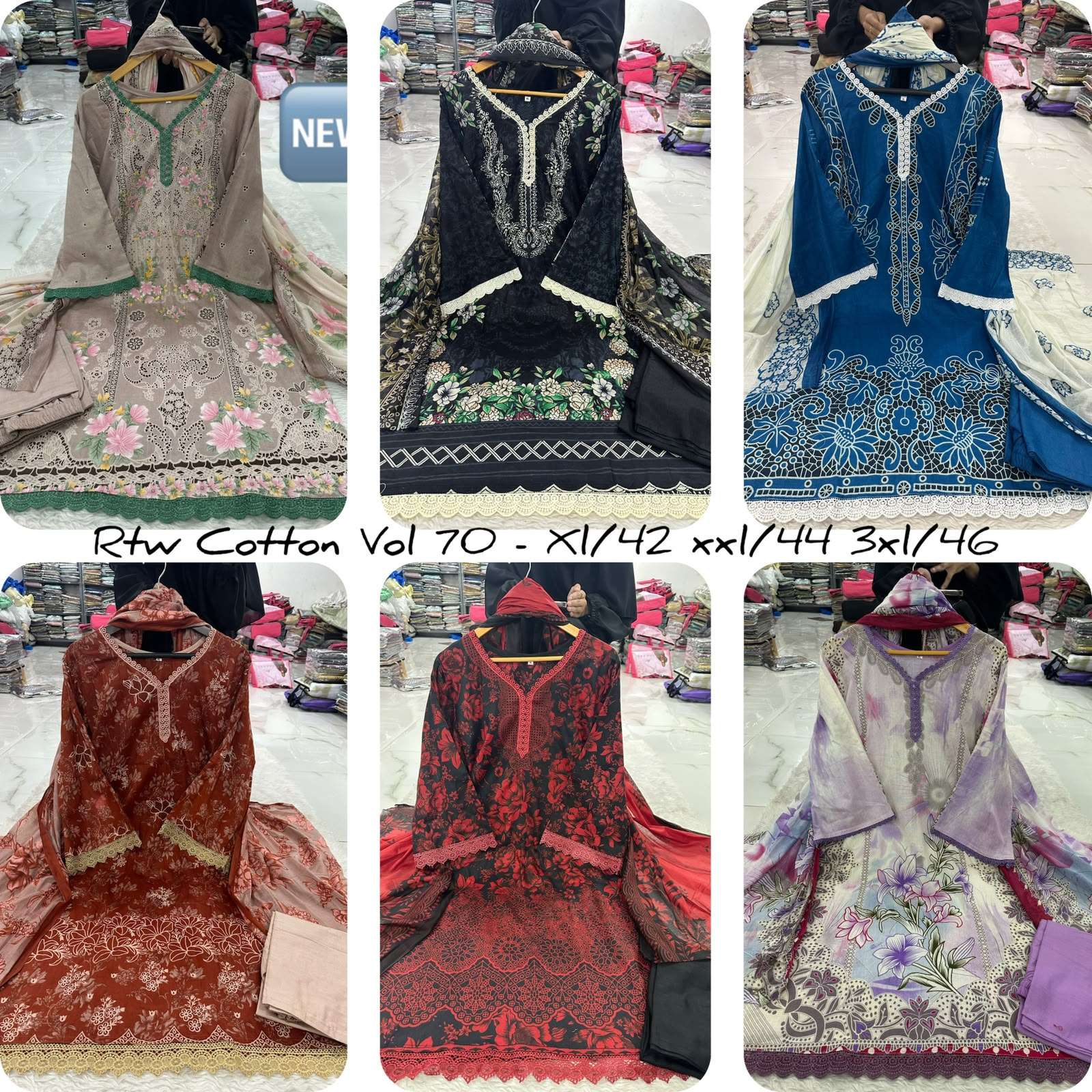 RTW PRINTED COTTON COLLECTION VOL - 70 BY RTW - 01 - 06