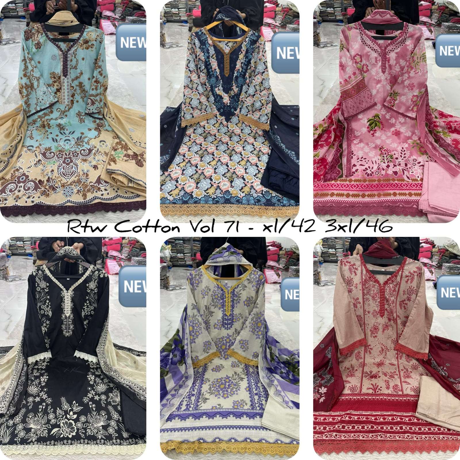 RTW PRINTED COTTON COLLECTION VOL - 71 BY RTW - 01 - 06