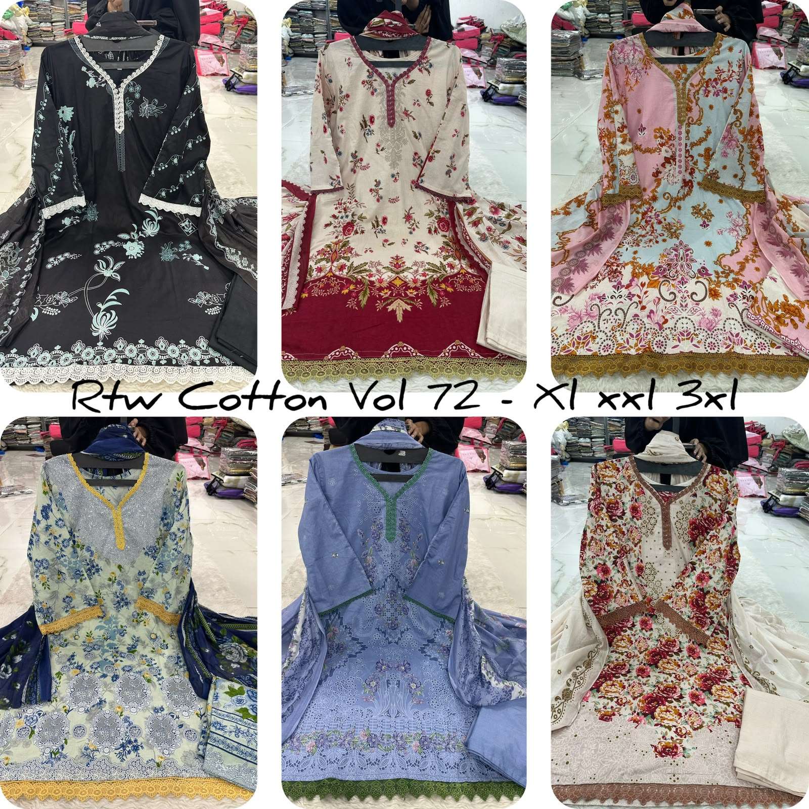RTW PRINTED COTTON COLLECTION VOL - 72 BY RTW - 01 - 06