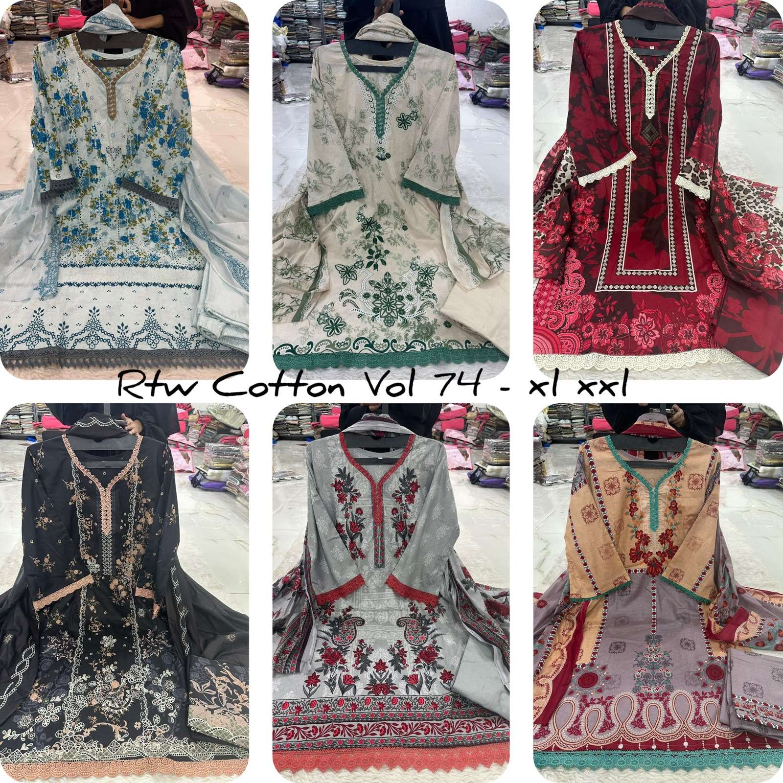 RTW PRINTED COTTON COLLECTION VOL - 74 BY RTW - 01 - 06