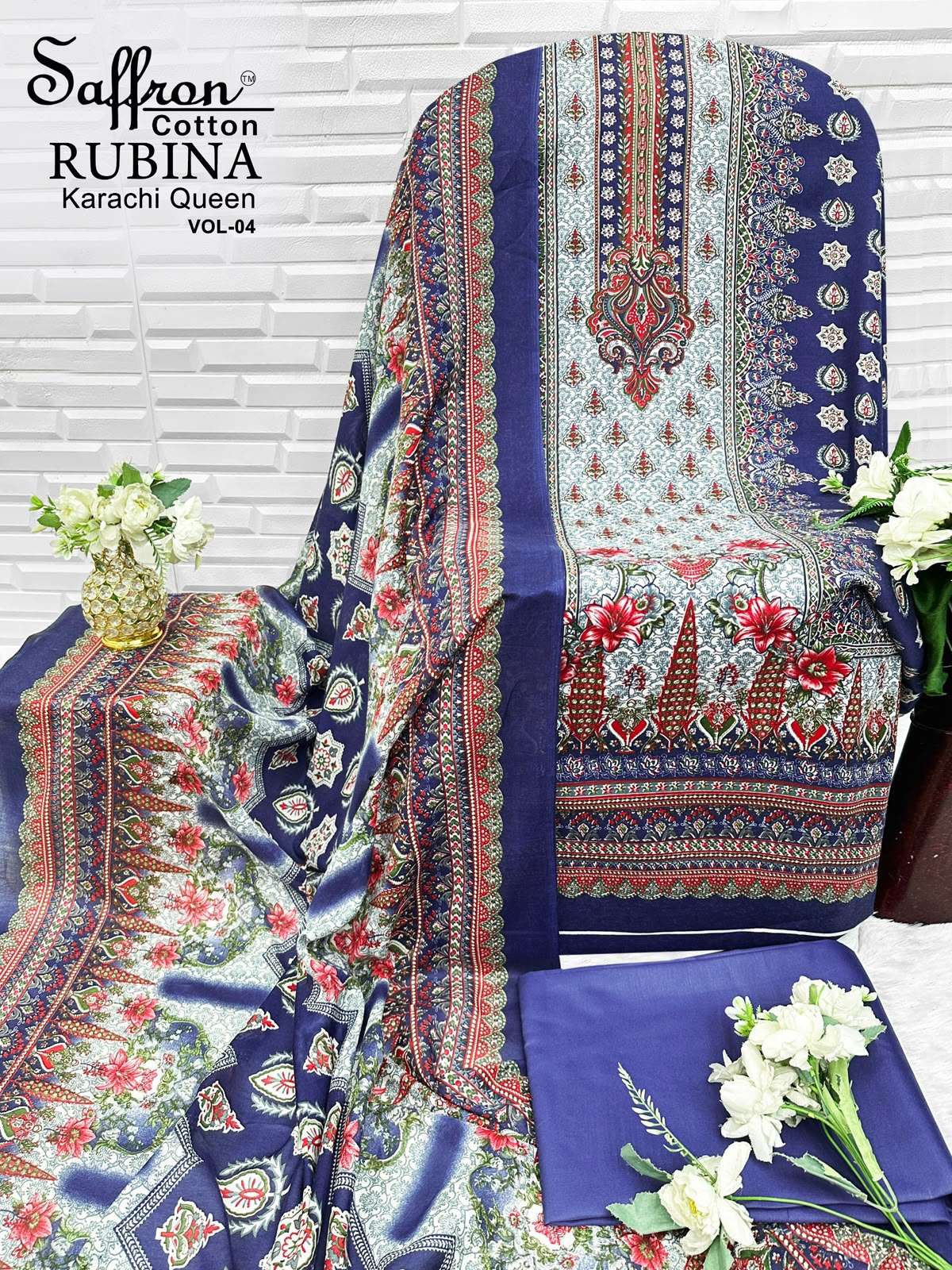 RUBINA KARACHI QUEEN VOL - 04 BY SAFFRON COTTON - 11