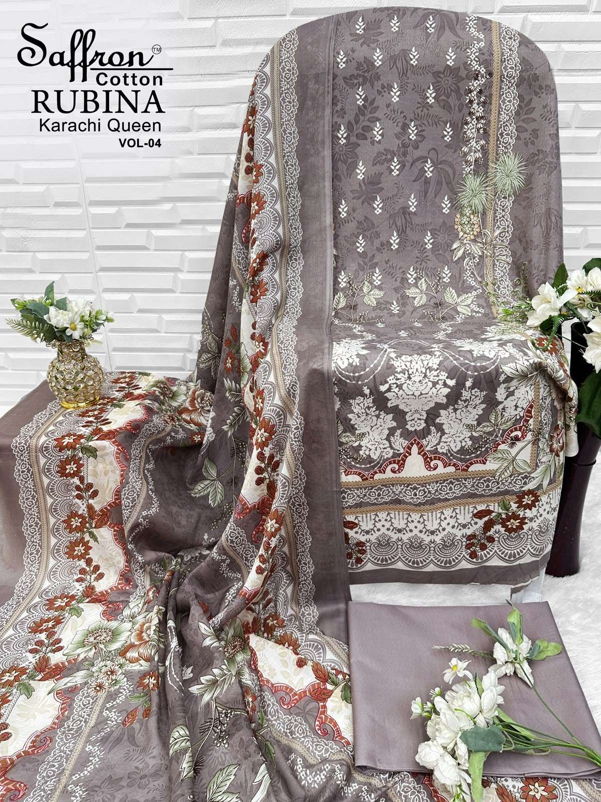 RUBINA KARACHI QUEEN VOL - 04 BY SAFFRON COTTON - 14