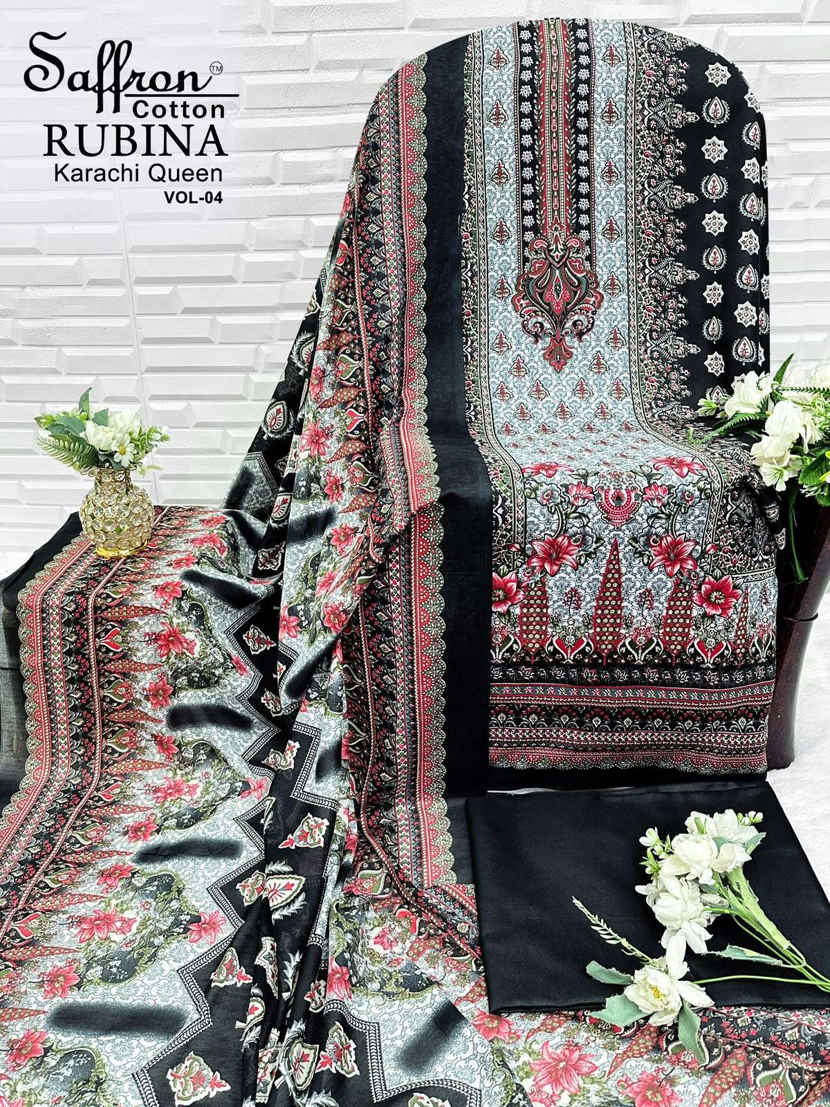 RUBINA KARACHI QUEEN VOL - 04 BY SAFFRON COTTON - 16