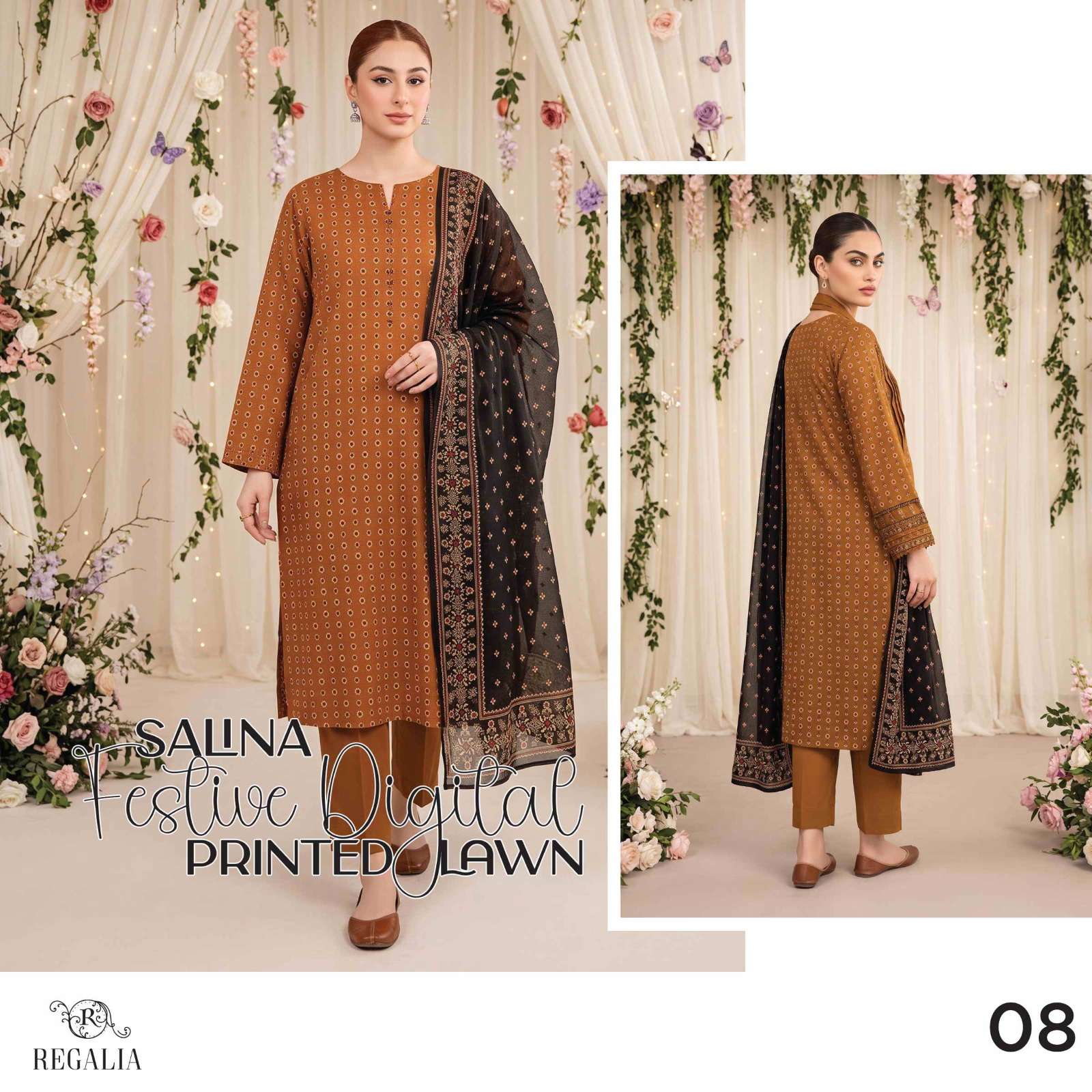 SALINA FESTIVE LAWN COLLECTION BY REGALIA - 08