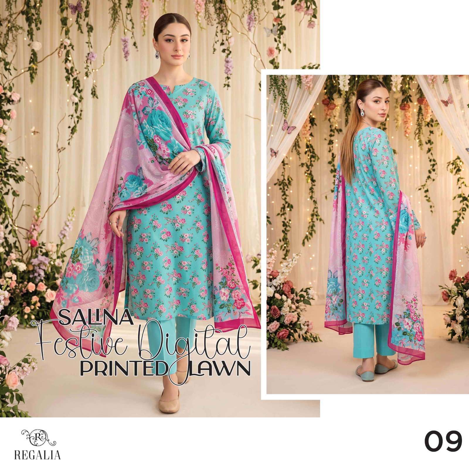 SALINA FESTIVE LAWN COLLECTION BY REGALIA - 09