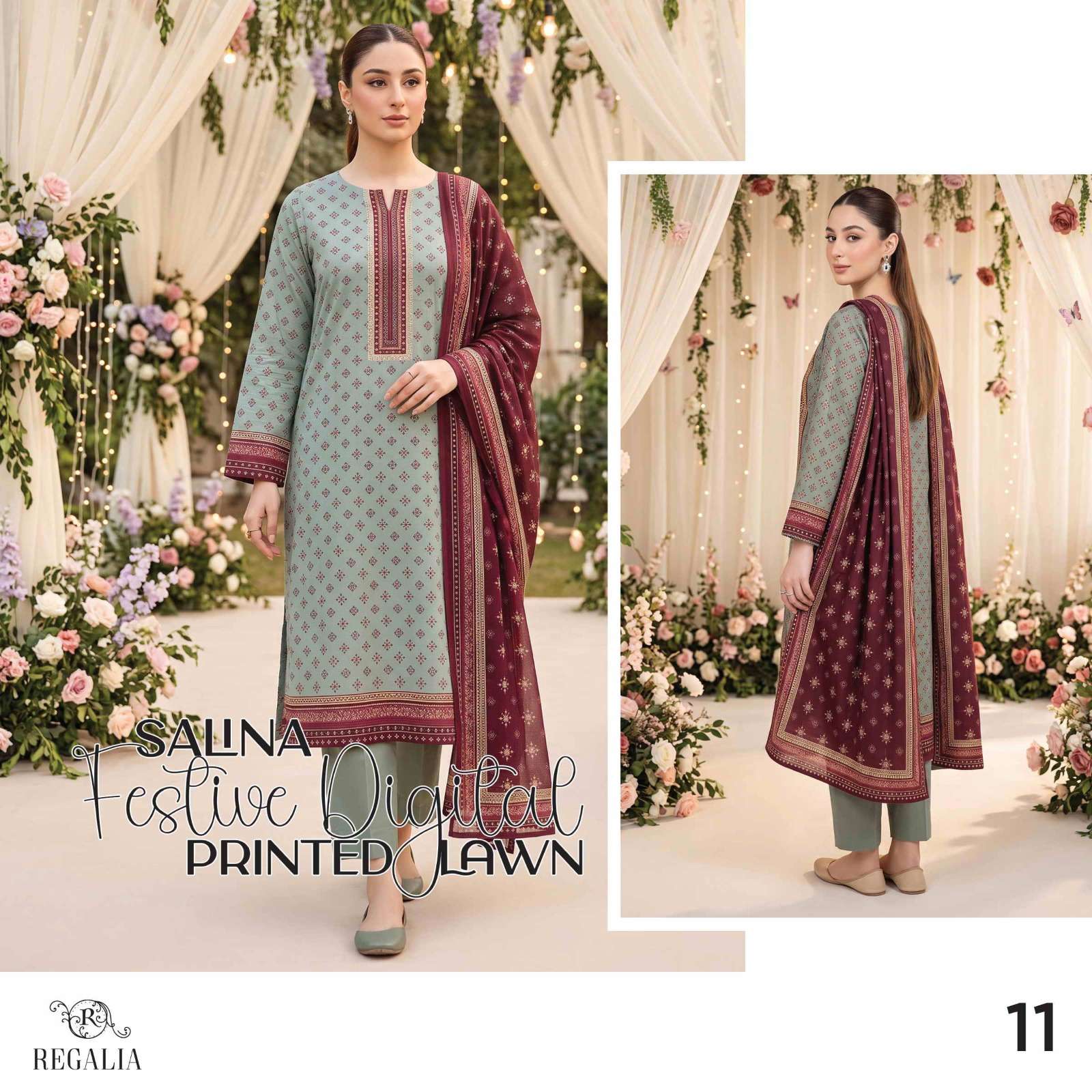 SALINA FESTIVE LAWN COLLECTION BY REGALIA - 11