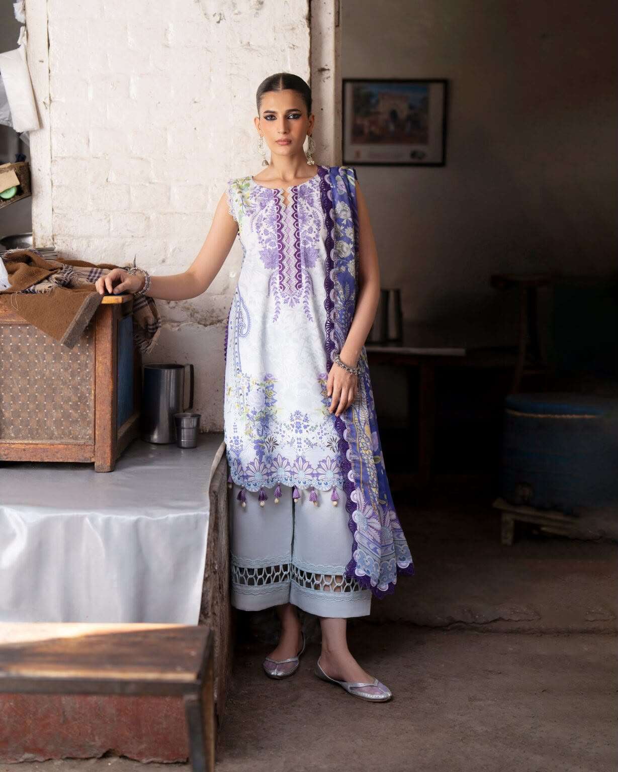 URBANE CHIFFON LAWN COLLECTION VOL - 02 OPEN & MODEL PICS BY JADE - 10