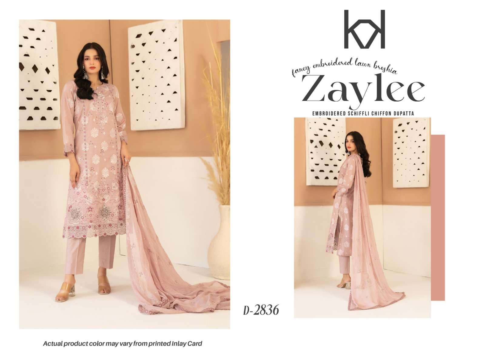 ZAYLEE NEW EMBROIDERED BROSHIA LAWN BY SHAHID TAWAKKAL - 05