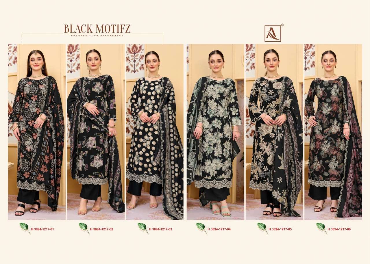 BLACK MOTIFZ BY ALOK SUIT - 01 - 06