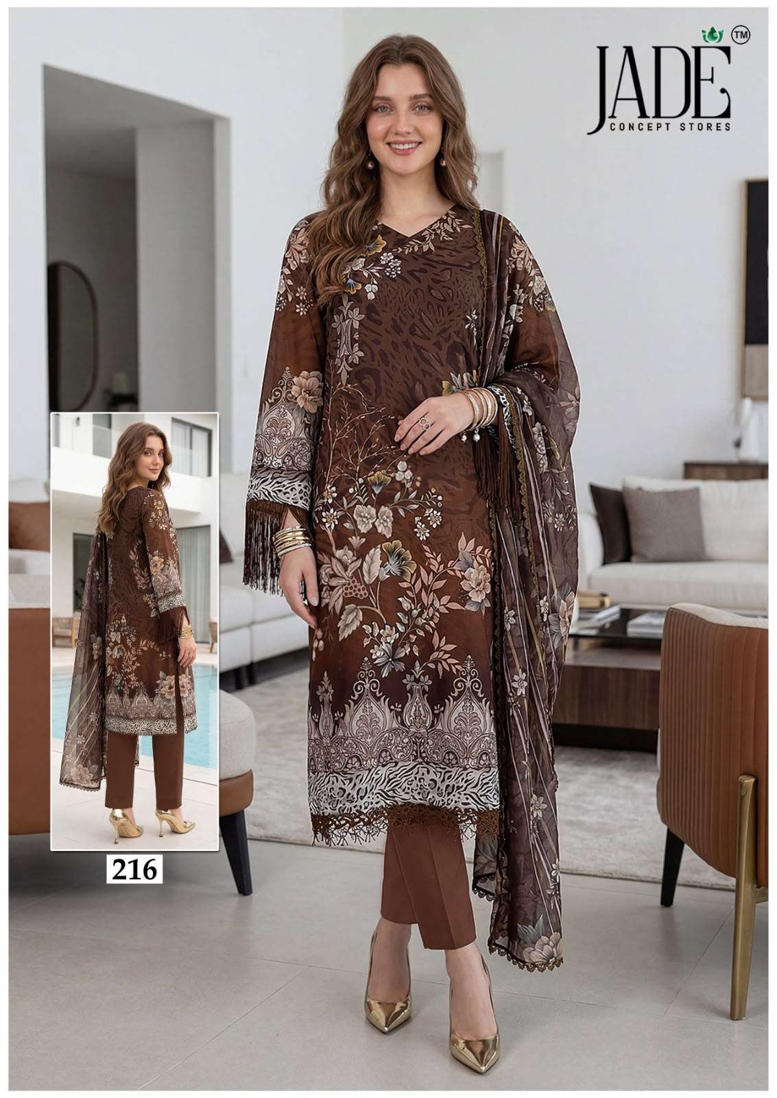 CHEVRON EXCLUSIVE HEAVY COTTON VOL - 22 BY JADE - 06
