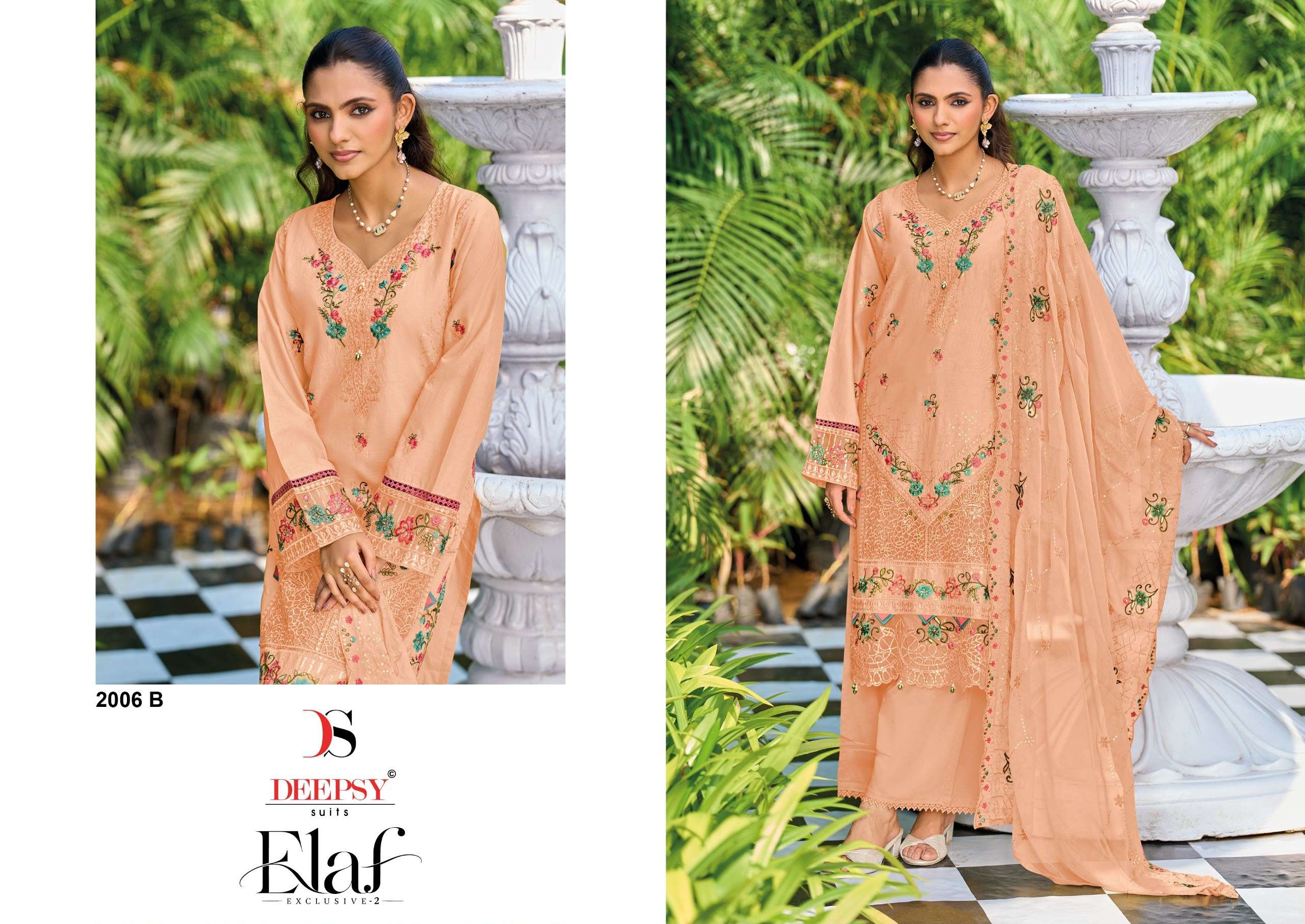ELAF EXCLUSIVE - 02 DESIGN NO. 2000 OPEN & MODEL PICS BY DEEPSY SUITS - 02
