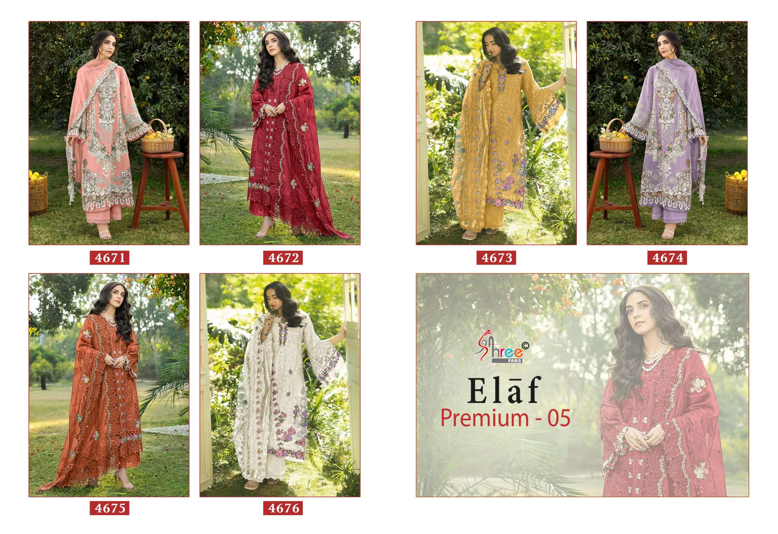 ELAF PREMIUM - 05 BY SHREE FABS - 01 - 06 B