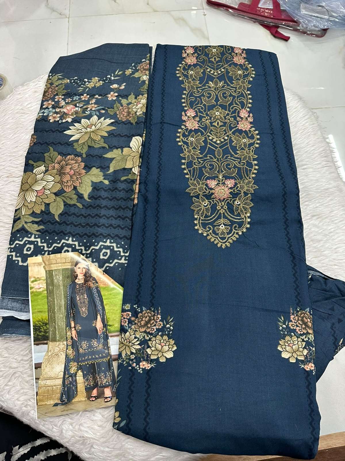 Falah Premium Cotton Colleciton Code - 50188 By Falah Designer Suits - 03
