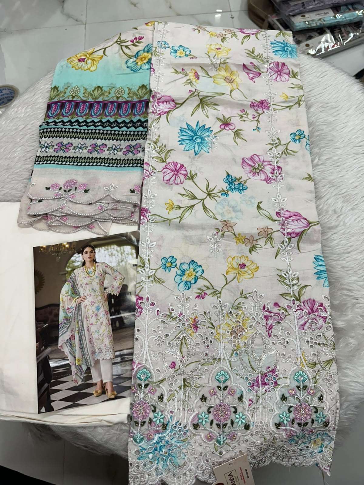 Falah Premium Cotton Colleciton Code - 50189 By Falah Designer Suits - 01