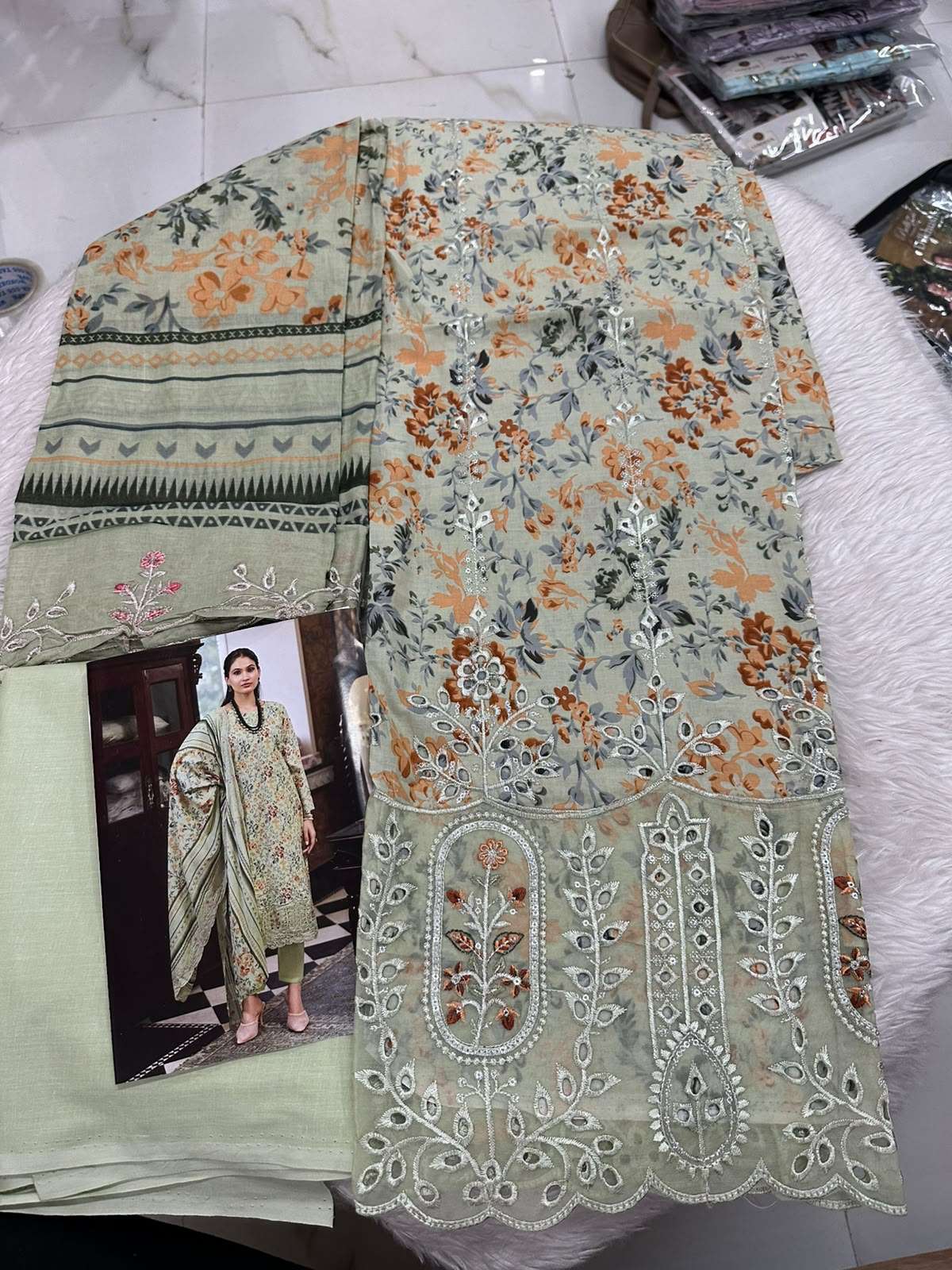 Falah Premium Cotton Colleciton Code - 50189 By Falah Designer Suits - 08