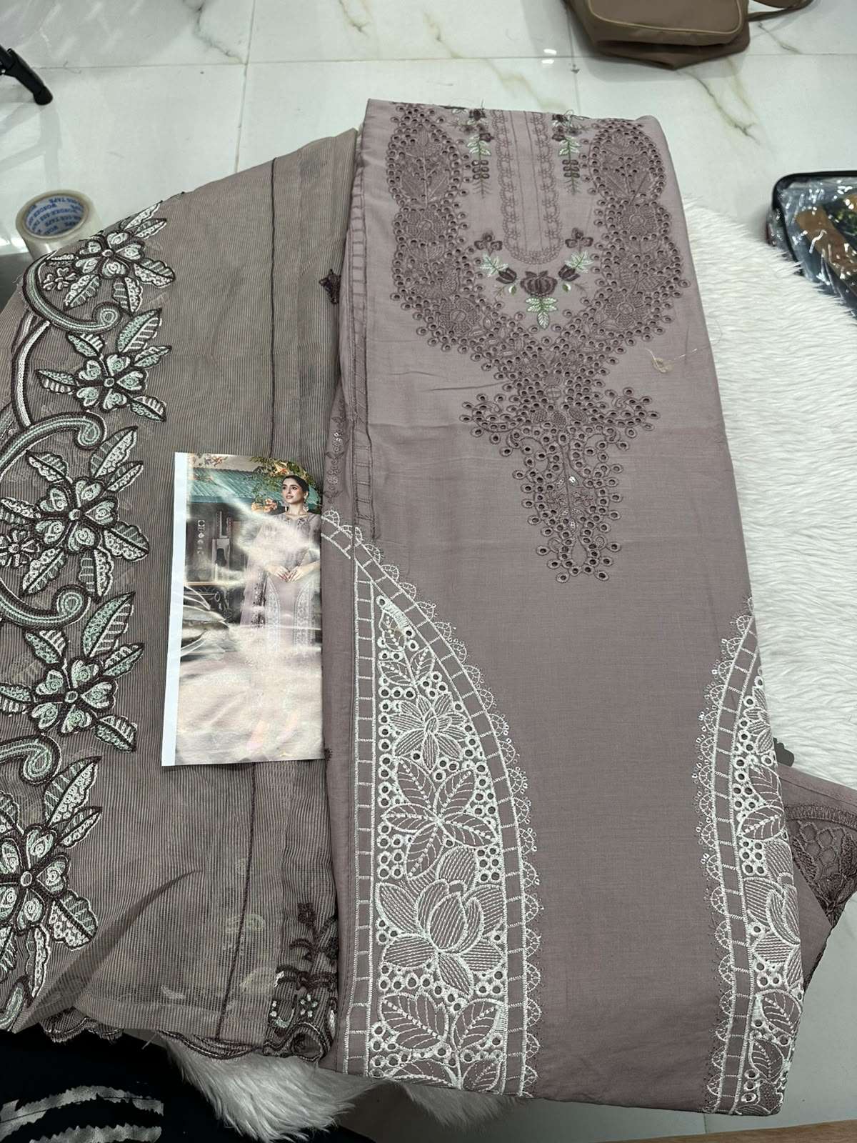 Falah Premium Cotton Colleciton Code - 50190 By Falah Designer Suits - 01