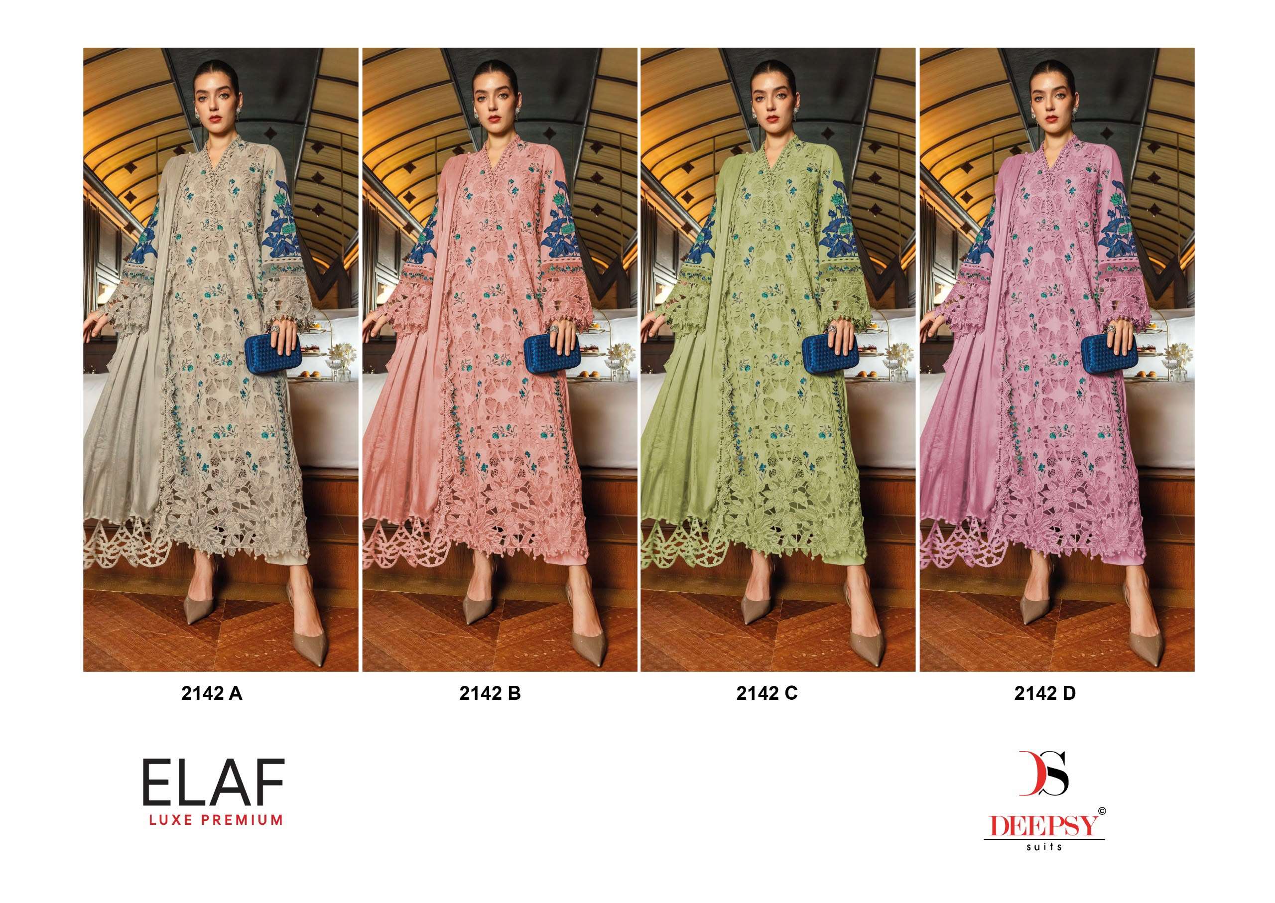Falah Premium Cotton Colleciton Code - 50191 Open Pics By Falah Designer Suits - 01 - 04