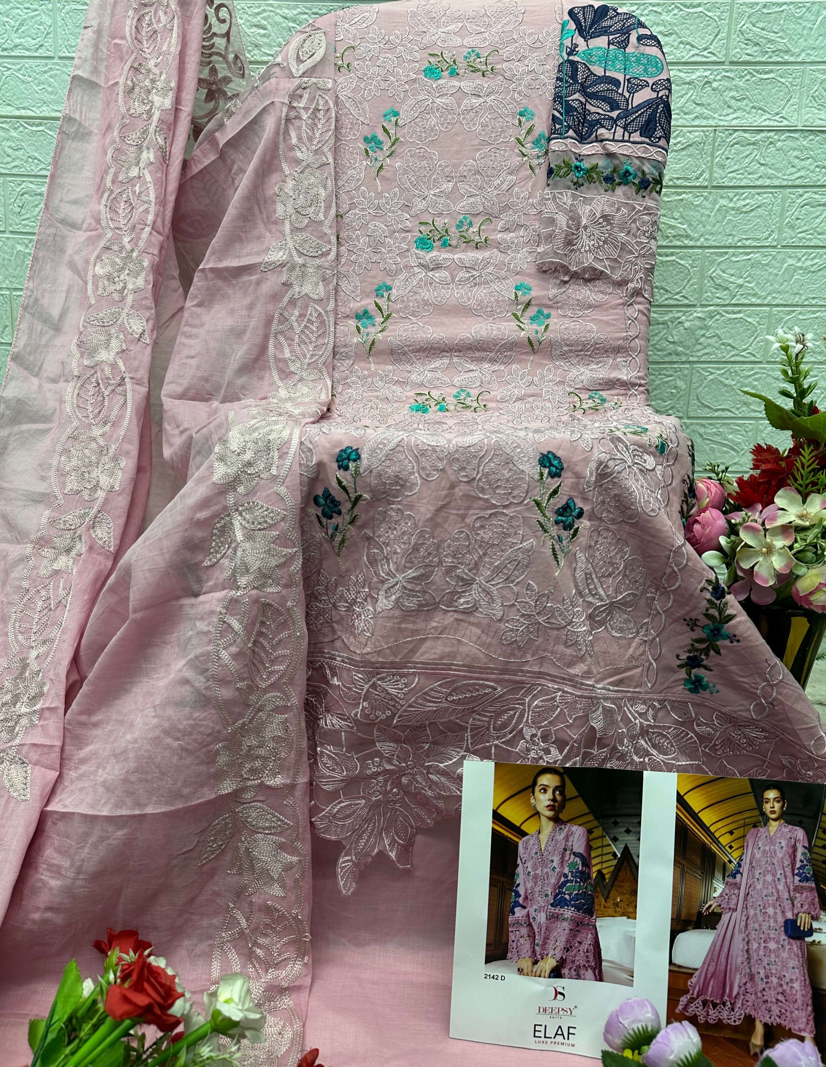 Falah Premium Cotton Colleciton Code - 50191 Open Pics By Falah Designer Suits - 04