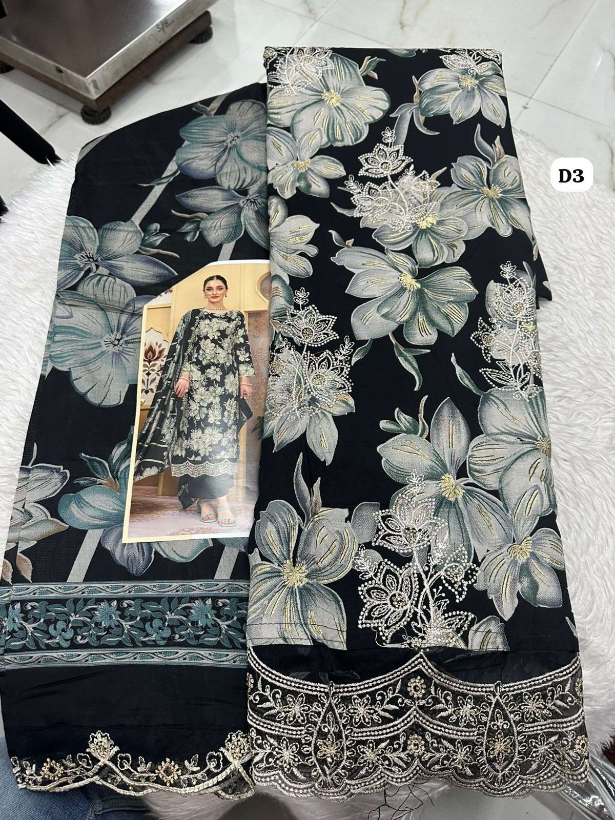 Falah Premium Cotton Colleciton Code - 50195 By Falah Designer Suits -01 - 06