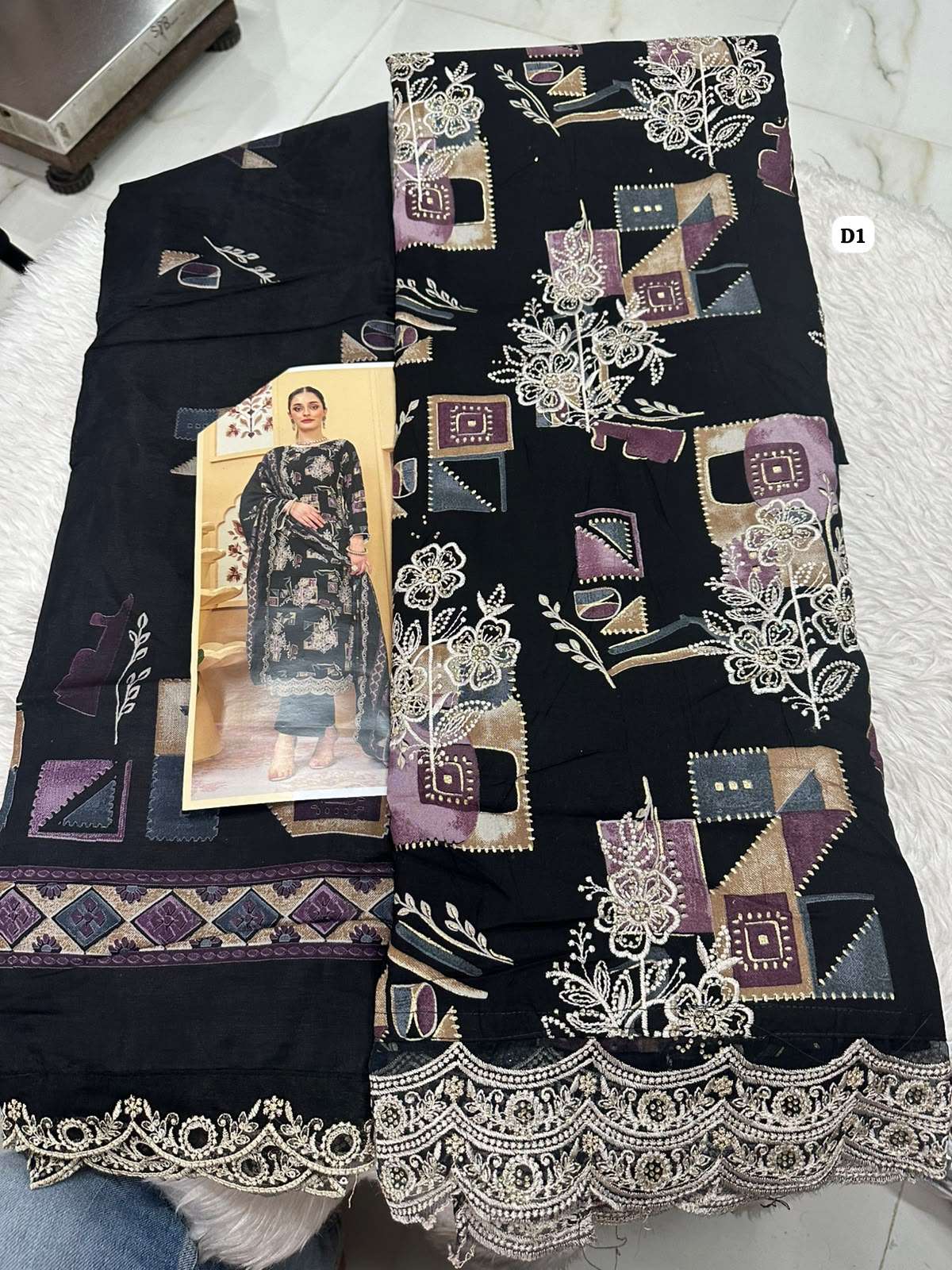 Falah Premium Cotton Colleciton Code - 50195 By Falah Designer Suits - 04