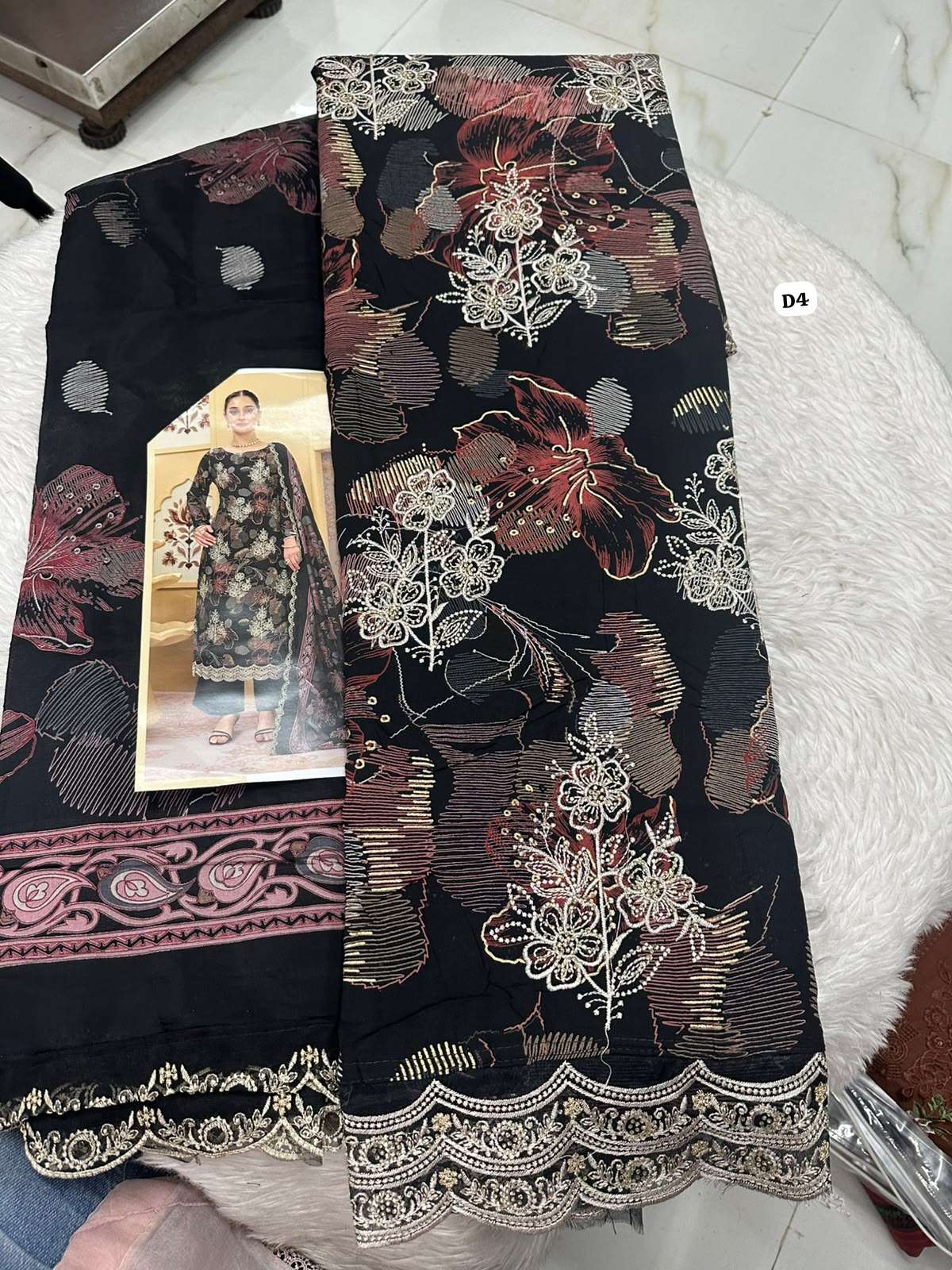 Falah Premium Cotton Colleciton Code - 50195 By Falah Designer Suits - 06