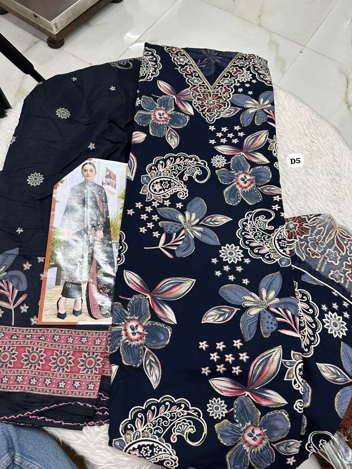 Falah Premium Cotton Colleciton Code - 50196 By Falah Designer Suits - 05